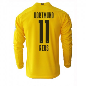 Jalkapallo pelipaidat BVB Borussia Dortmund Marco Reus 11 Koti 2020 21 – Pitkähihainen