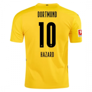Jalkapallo pelipaidat BVB Borussia Dortmund Thorgan Hazard 10 Koti 2020 21 – Lyhythihainen