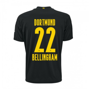 Jalkapallo pelipaidat Borussia Dortmund Jude Bellingham 22 Vieras 2020 21 – Lyhythihainen