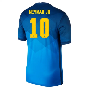 Jalkapallo pelipaidat Brasilia Neymar JR 10 Vieras 20-21 – Lyhythihainen