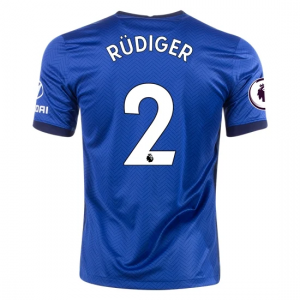 Jalkapallo pelipaidat Chelsea Antonio Rudiger 2 Koti 2020 21 – Lyhythihainen