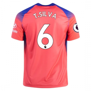 Jalkapallo pelipaidat Chelsea Thiago Silva 6 Kolmas 2020 21 – Lyhythihainen
