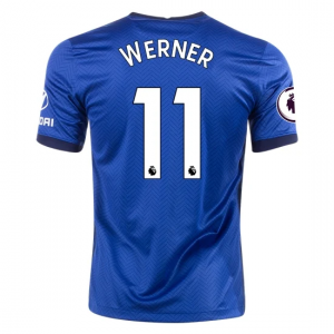 Jalkapallo pelipaidat Chelsea Timo Werner 11 Koti 2020 21 – Lyhythihainen