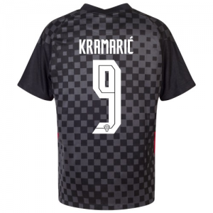 Jalkapallo pelipaidat Kroatia Andrej Kramaric 9 Vieras UEFA Euro 2020 – Lyhythihainen