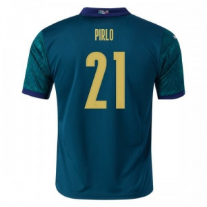 Jalkapallo pelipaidat Italia Andrea Pirlo 21 Kolmas UEFA Euro 2020 – Lyhythihainen