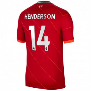 Jalkapallo pelipaidat Liverpool Jordan Henderson 14 Koti 2021-22 – Lyhythihainen