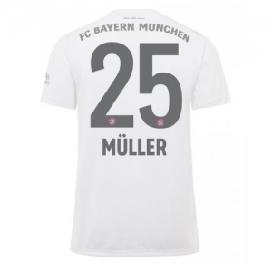 Jalkapallo pelipaidat Thomas Müller 25 FC Bayern München Vieras 2019 20 – Lyhythihainen