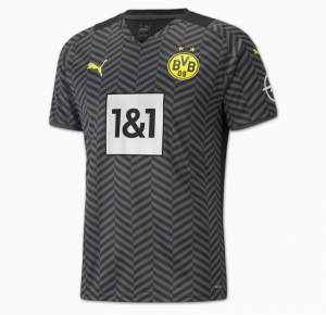 Jalkapallo Pelipaidat BVB Borussia Dortmund Vieras PUMA 2021/22 – Lyhythihainen