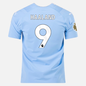 Jalkapallo Pelipaidat Manchester City Erling Haaland 9 Koti 2023/24 – Lyhythihainen